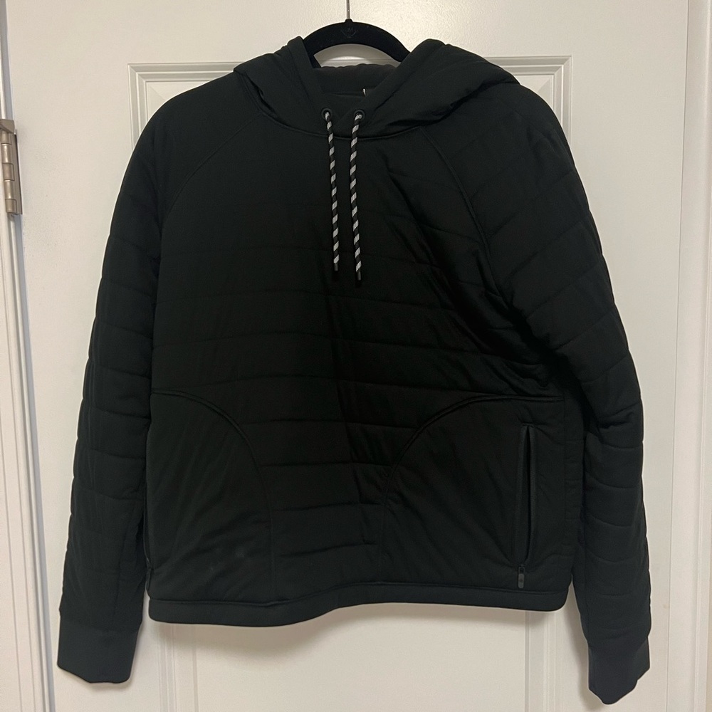 Lululemon Black Puffer Sweatshirt